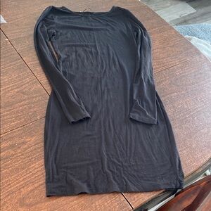 Lulu's Black Bodycon Long Sleeve Dress for Casual Occasions